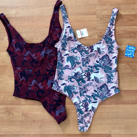Free People Tops - 🌼Bundle of Two Free People Bodysuits  sz XS